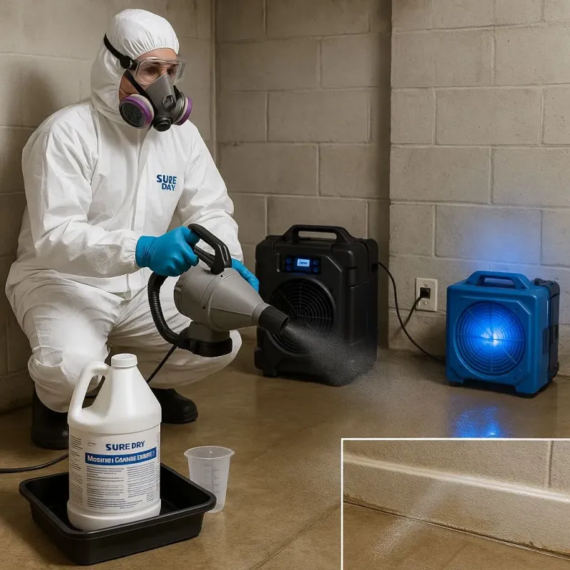 Sanitization and Odor Removal process in Country Club Hills, IL